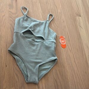 Kids Swim One Piece in Green by Cat & Jack